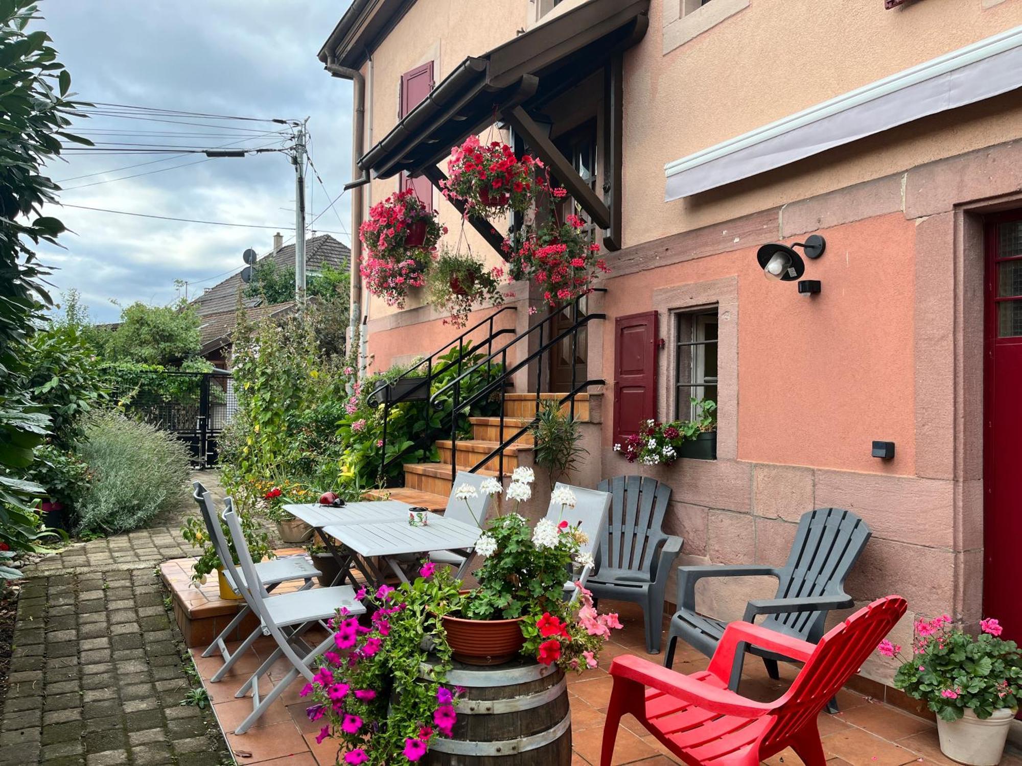 Gite L'Hortensia Soultz-Haut-Rhin Extérieur photo
